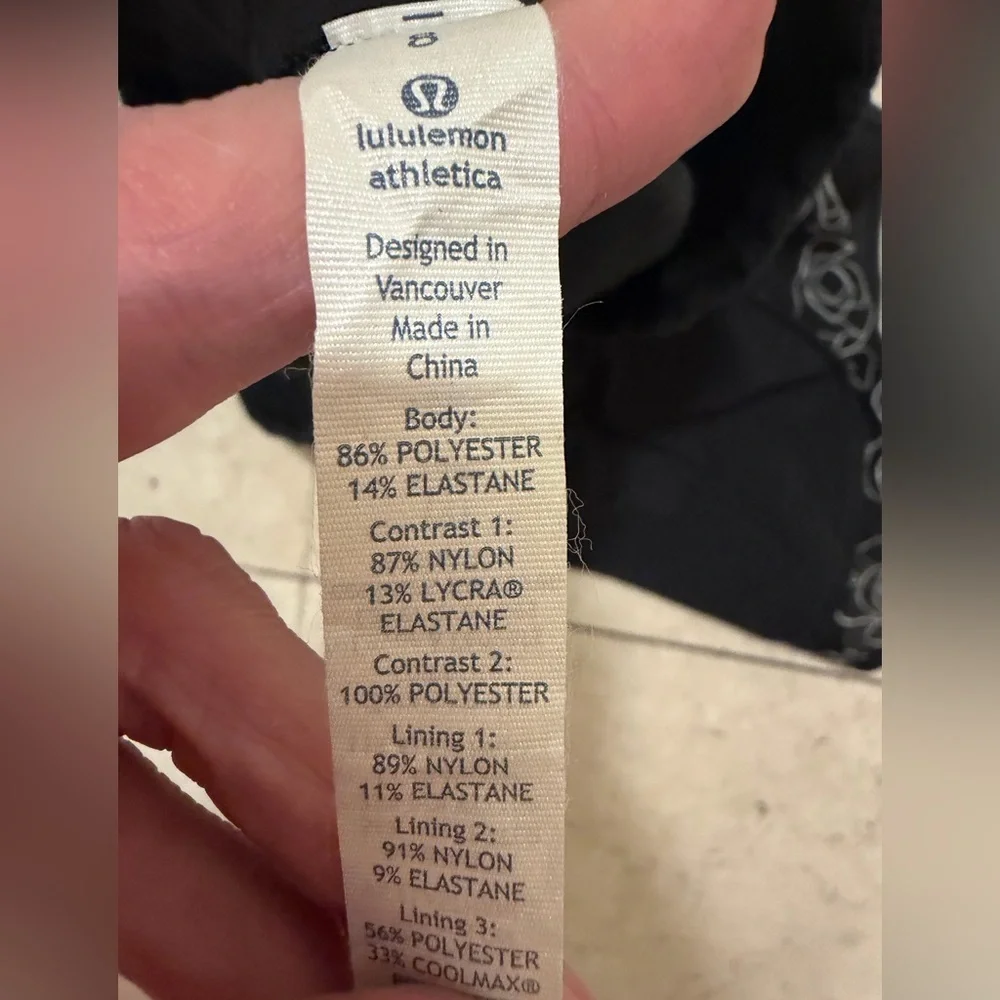 lululemon athletica Black and White Athletic Shorts - Picture 11 of 12